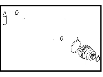 Nissan Rogue Sport CV Boot - 39741-4BA0K