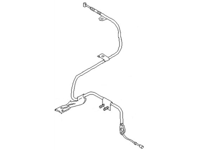 1997 Nissan Pathfinder Parking Brake Cable - 36531-0W000