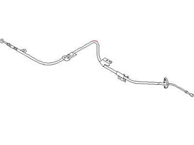 Nissan 36530-0W000 Cable Assy-Brake,Rear RH