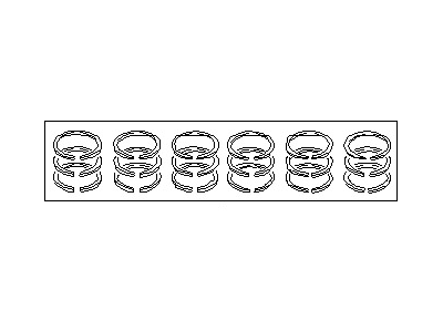 2009 Nissan Cube Piston Ring Set - 12033-EN20A