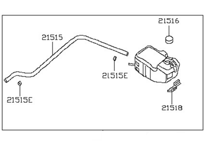 Nissan 21711-ET000 Tank Assy-Reserve