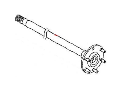 Nissan 38163-EB00A Shaft Rear Axle