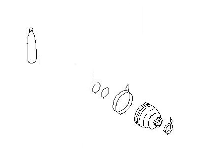 Nissan 39741-04F28 Repair Kit Seal Outer