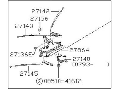 1994 Nissan Pathfinder Blower Control Switches - 27500-01G01