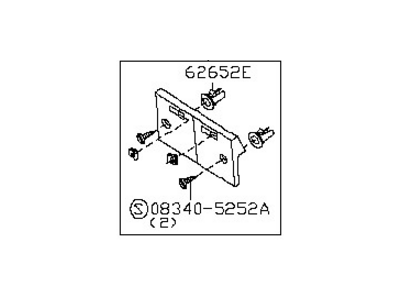 Nissan 96210-EA800 Bracket-Licence Plate