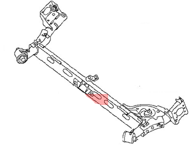 Nissan 55501-5UD2A Beam Complete-Rear Suspension