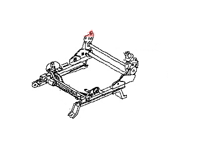 Nissan 87450-CD010 ADJUSTER Assembly-Front Seat, LH