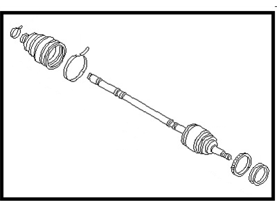 1996 Nissan Quest CV Joint - 39210-0B015