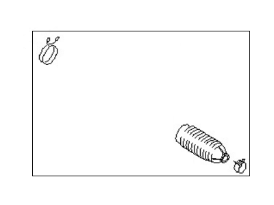 Nissan 48203-8J025 Boot Kit-Power Steering Gear