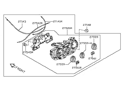 Nissan 27510-EL01A Control Assembly