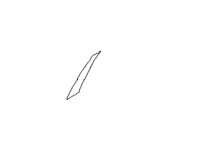 Nissan 80813-9GE0A Tape-Front Door Outside,LH