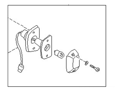 Nissan 26510-S3802 Licence Lamp Assembly