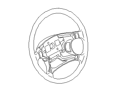 Nissan 48430-2W612 Steering Wheel Assembly W/O Pad