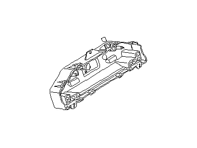 Nissan 24831-31M00 Combination Meter Housing Lower