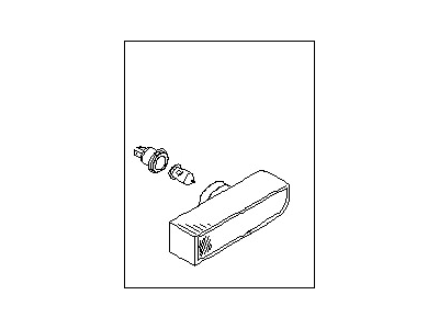 Nissan 26185-7Z800 Lamp Assembly-Side Marker,LH