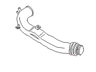 Nissan 16575-40F10 Duct Assembly-Air