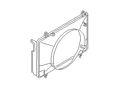 Nissan 21476-4S100 SHROUD-Upper