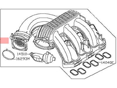 Nissan 14010-9BM1A Collector - Intake Manifold