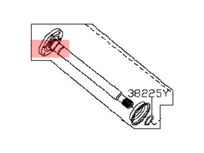 Nissan 38230-8S110 FLANGE Assembly Side