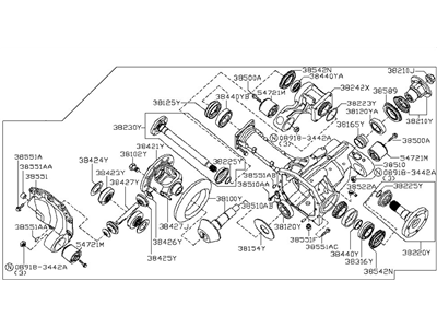 2007 Nissan Titan Differential - 38500-8S11A