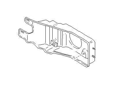 Nissan 26075-65E00 Headlamp Housing Assembly, Driver Side