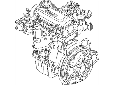 Nissan 10001-D2257 Engine W/CLUTCH