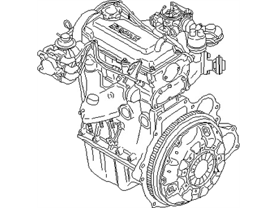 Nissan 10001-D2256 Engine W/CLUTCH