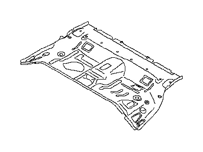 2013 Nissan Rogue Floor Pan - G4512-JM1MA