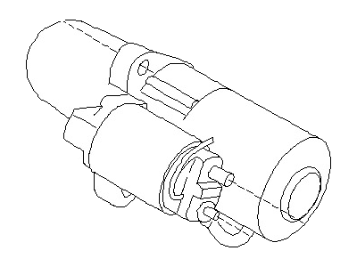 2007 Nissan Xterra Starter Motor - 23300-EA20A