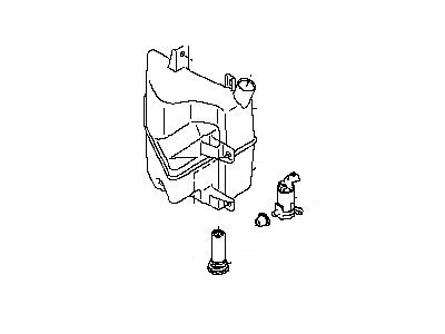 Nissan 28910-1EA0A Tank Assy-Windshield Washer