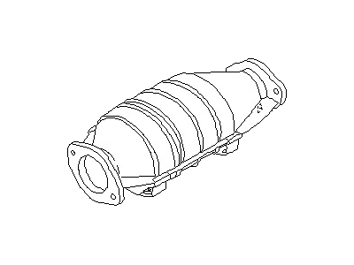 Nissan 20800-1E525 Three Way Catalytic Converter With Shelter