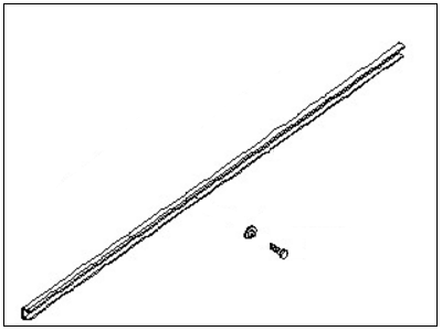 Nissan 93223-ZJ00A Channel Assembly-Head Er Board,Front