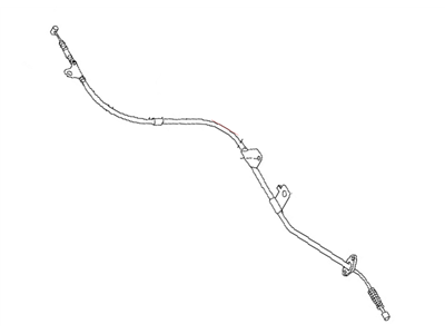 Nissan 36530-4B062 Cable Assy-Brake,Rear RH