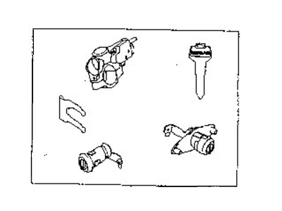 1998 Nissan Sentra Ignition Lock Cylinder - K9810-8B900