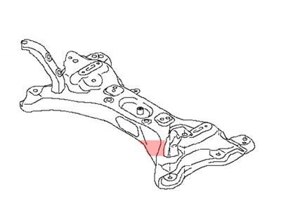 Nissan 54401-1HK0B Member Complete-Front Suspension