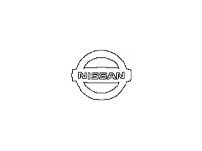 Nissan 84890-4RA0A Emblem-Trunk Lid