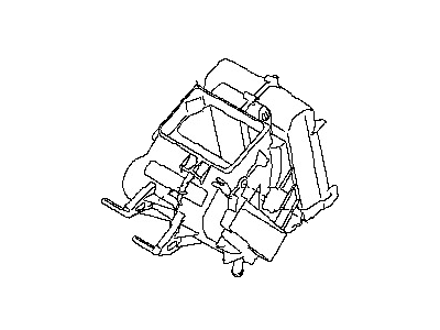 Nissan 27411-0B000 EVAPORATOR Rear Cooler