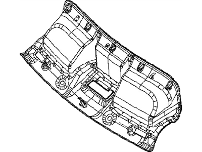 Nissan 73600-1PC0A Console Assembly-Roof