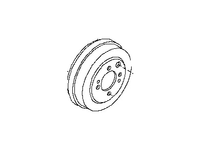 2016 Nissan NV Brake Drum - 43206-3LM0A