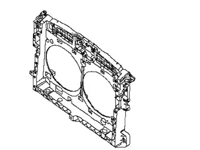 Nissan 62500-5AA1A Support Assembly - Radiator Core