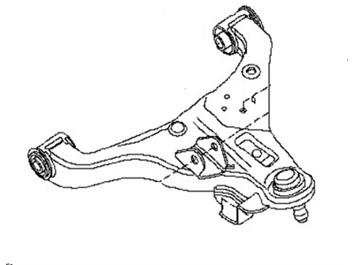 Nissan 54500-EA000 Link Complete-Front Suspension,Lower RH