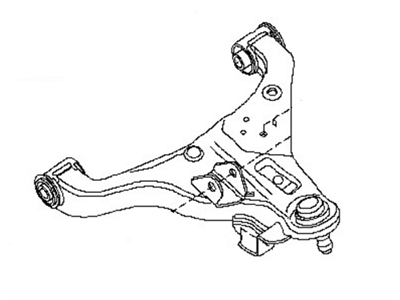 Nissan 54501-EA000 Link Complete-Front Suspension,Lower LH