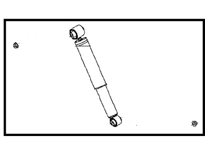 Nissan E6210-JM01A ABSORBER Kit-Shock,Rear