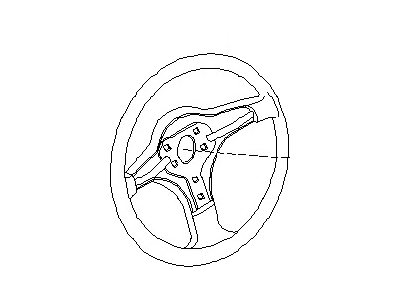 Nissan D8430-1A65A Steering Wheel Assembly W/O Pad