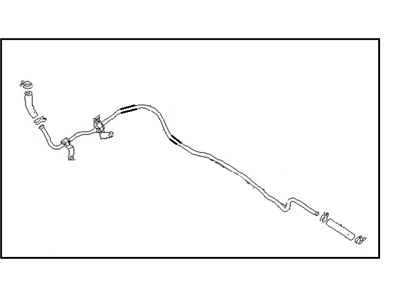 1989 Nissan Pulsar NX Power Steering Hose - 49721-85A01