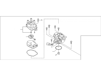 Nissan 22100-0M220 Distributor ASY