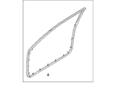 1997 Nissan Stanza Door Seal - 80831-2B100