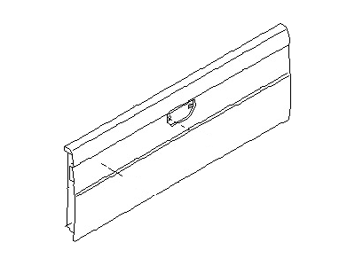 Nissan 93400-8B430 Gate-Rear