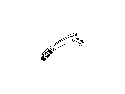 Nissan 82640-3WC6A Outside Handle Grip, Passenger Side