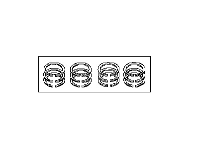 Nissan 12033-6KA0A Ring Set-Piston